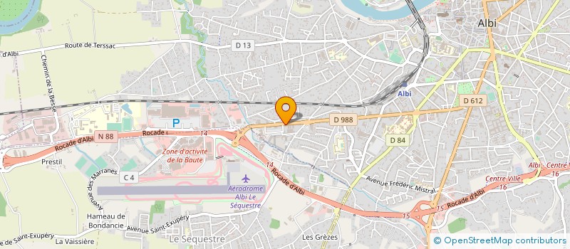 localisation de l'entreprise WESH CONEXION à ALBI