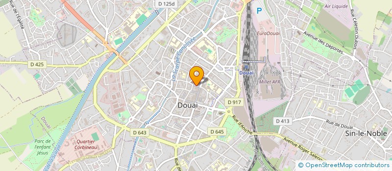 localisation de l'entreprise WESS'AGAR à DOUAI