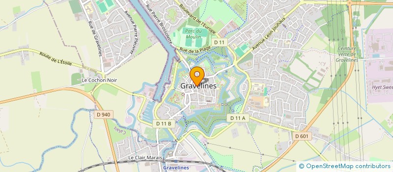 localisation de l'entreprise WEST à GRAVELINES