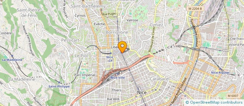 localisation de l'entreprise WEST  NICE