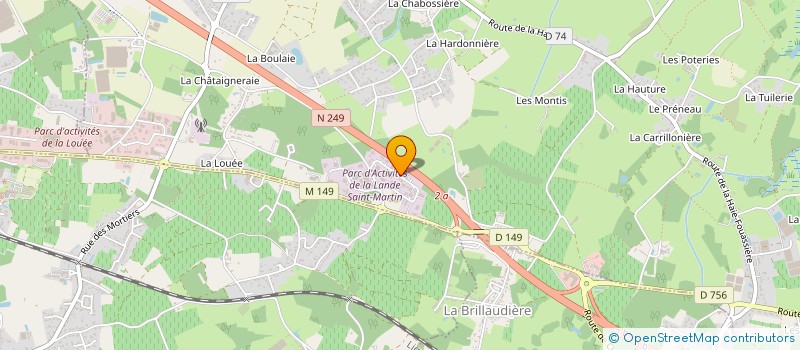 localisation de l'entreprise WEST AGENCE à HAUTE-GOULAINE