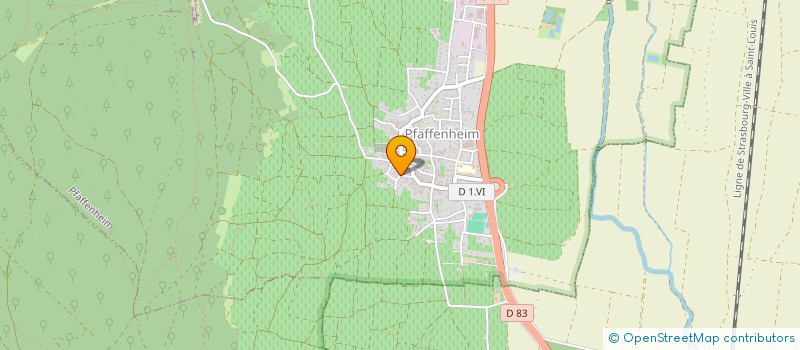 localisation de l'entreprise WEST'ANE  WESTHALTEN