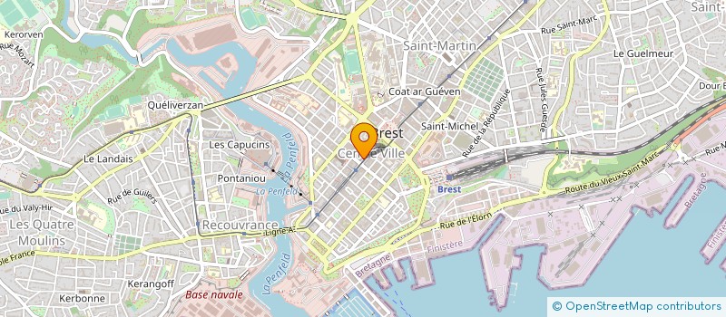 localisation de l'entreprise WEST AUDIT à BREST