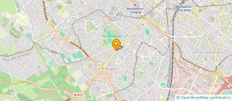 localisation de l'entreprise WEST BARBER à MONTPELLIER