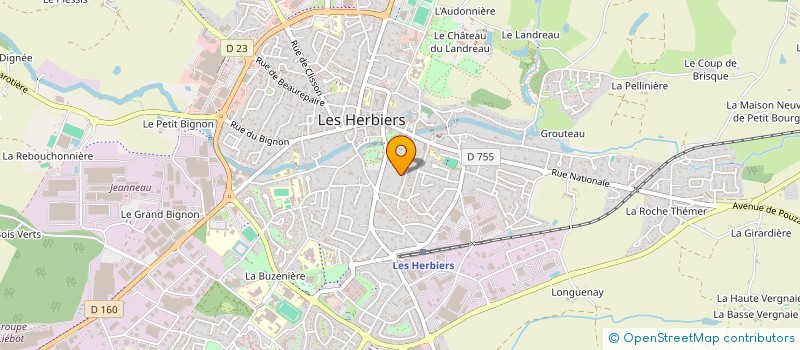 localisation de l'entreprise WEST'BARNUMS  LES HERBIERS