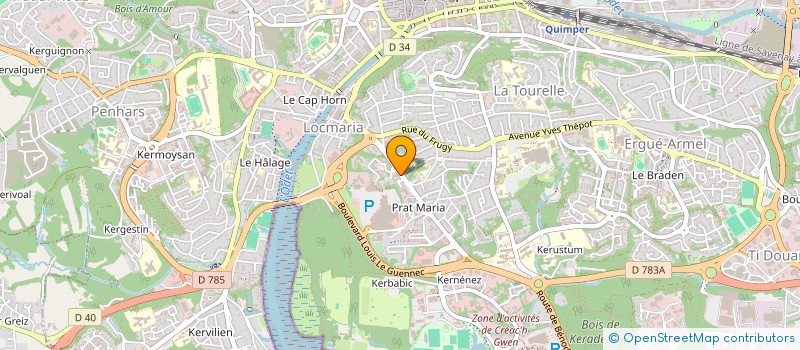 localisation de l'entreprise WEST BOX à QUIMPER