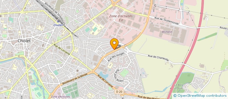 localisation de l'entreprise WEST CARRELAGE à CHOLET