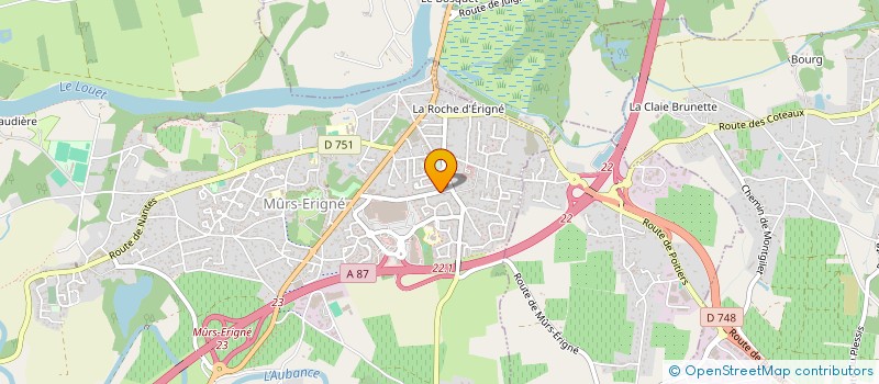 localisation de l'entreprise WEST CLEAN  MURS-ERIGNE