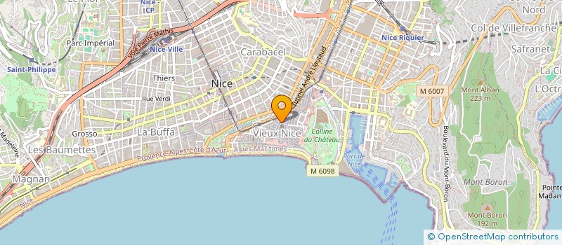 localisation de l'entreprise WEST COAST à NICE