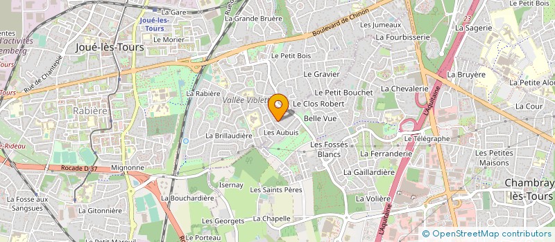 localisation de l'entreprise WEST COAST ACADEMY  JOUE-LES-TOURS