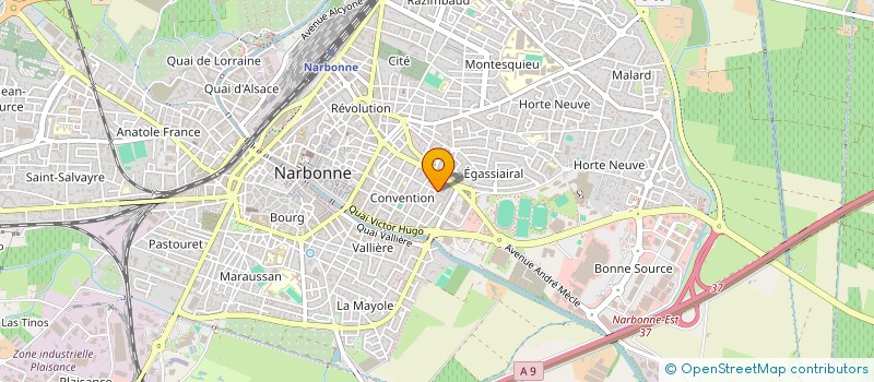 localisation de l'entreprise WEST COAST DANCER'S  NARBONNE