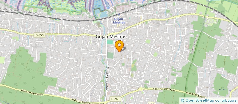 localisation de l'entreprise WEST COAST EVRA  GUJAN MESTRAS