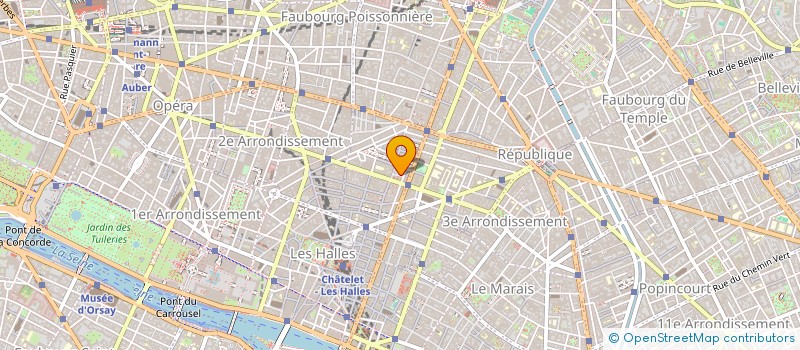 localisation de l'entreprise WEST COAST SHOES à PARIS