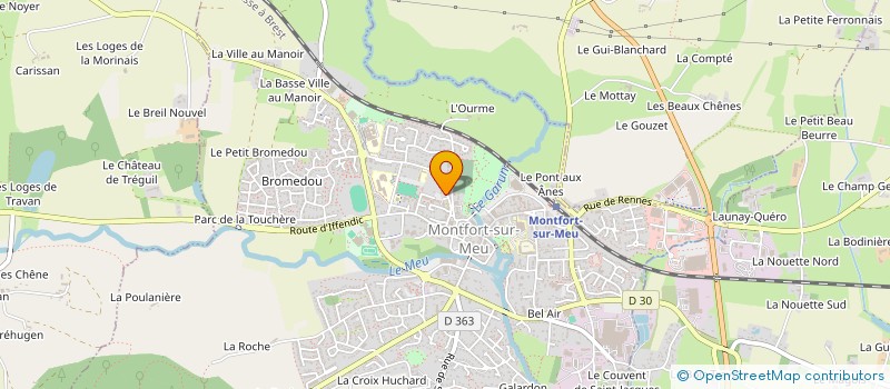 localisation de l'entreprise WEST COAST VAPE  MONTFORT-SUR-MEU