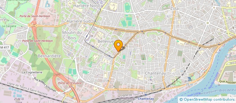 localisation de l'entreprise WEST CONCEPT à NANTES