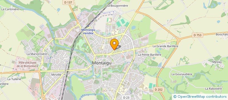 localisation de l'entreprise WEST CONSEIL à MONTAIGU-VENDEE