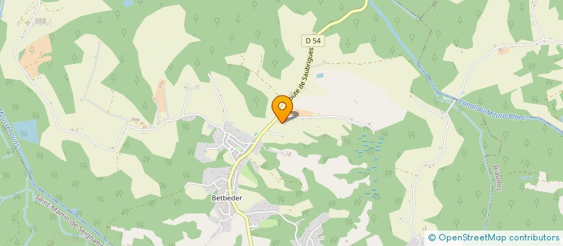 localisation de l'entreprise WEST CREATION  SAINT-ANDRE-DE-SEIGNANX