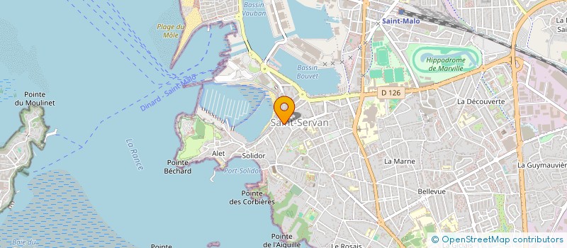 localisation de l'entreprise WEST DECISION  SAINT-MALO