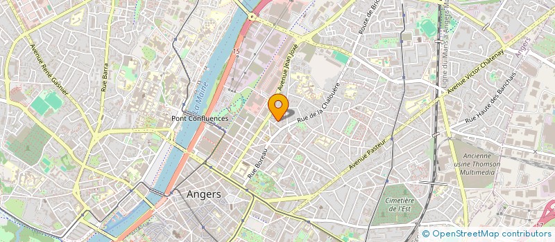 localisation de l'entreprise WEST DIGITAL CARD à ANGERS