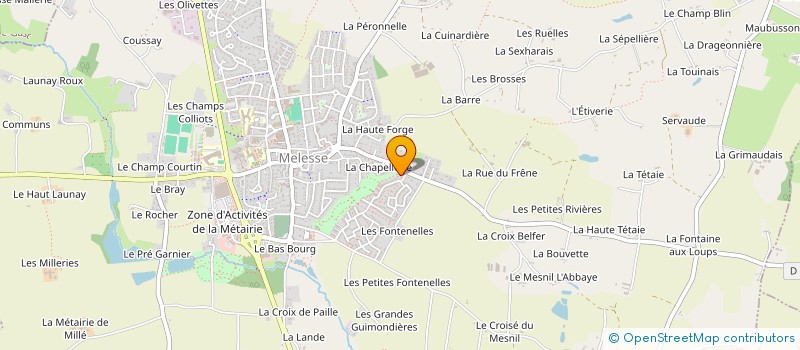 localisation de l'entreprise WEST'ECO à MELESSE
