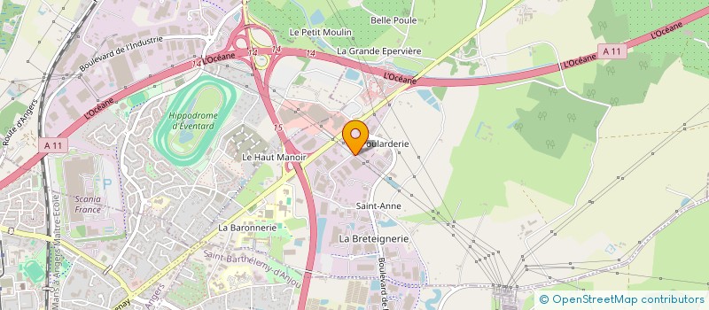 localisation de l'entreprise WEST ELECTRONIC ET APPLICATIONS NETWORK à VERRIERES-EN-ANJOU