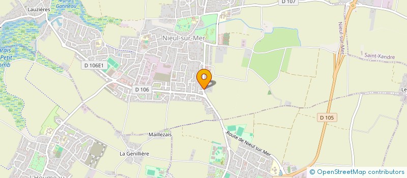 localisation de l'entreprise WEST ENTERPRISE  NIEUL-SUR-MER