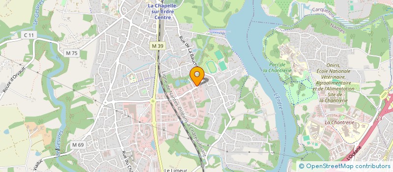 localisation de l'entreprise WEST EVENTS BREST à LA CHAPELLE-SUR-ERDRE