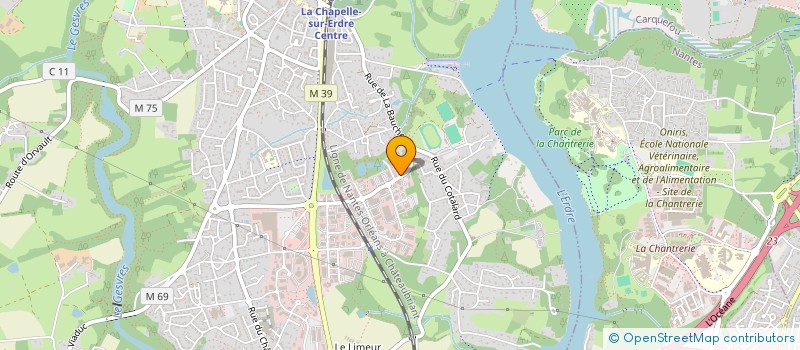 localisation de l'entreprise WEST EVENTS CHALIFERT à LA CHAPELLE-SUR-ERDRE