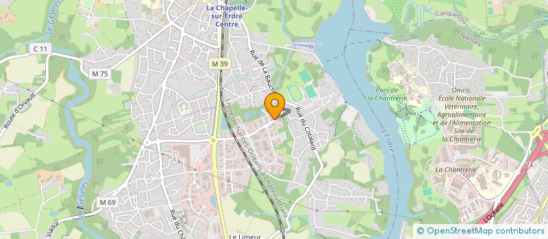 localisation de l'entreprise WEST EVENTS NANTES ERDRE  LA CHAPELLE-SUR-ERDRE