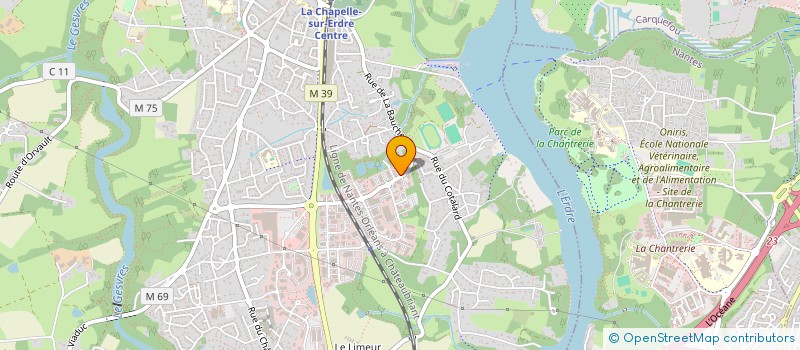 localisation de l'entreprise WEST EVENTS TAVERNY à LA CHAPELLE-SUR-ERDRE