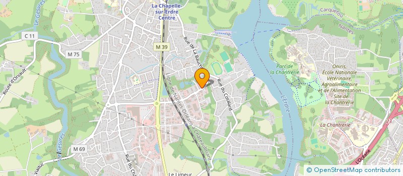 localisation de l'entreprise WEST FUND HOTEL à LA CHAPELLE-SUR-ERDRE