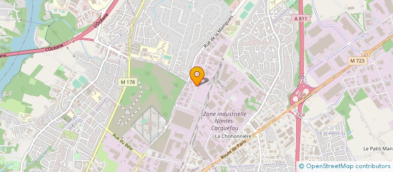 localisation de l'entreprise WEST HABITAT à CARQUEFOU