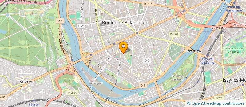 localisation de l'entreprise WEST HILLS à BOULOGNE-BILLANCOURT