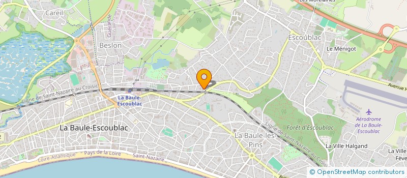 localisation de l'entreprise WEST HOUSE  LA BAULE-ESCOUBLAC