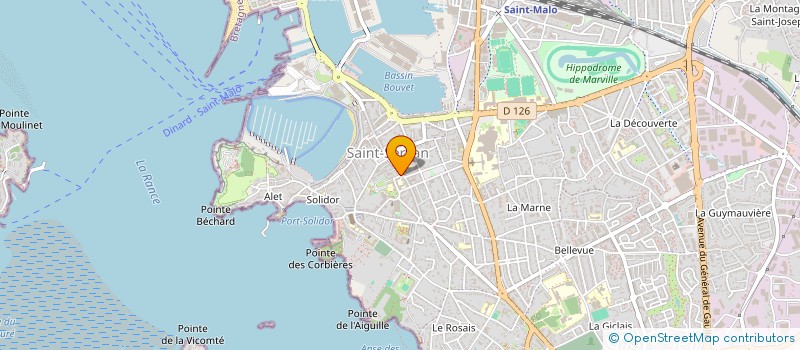 localisation de l'entreprise WEST HOUSE CONCIERGERIE à SAINT-MALO
