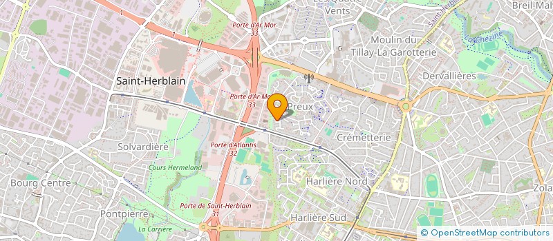 localisation de l'entreprise WEST ID à ORVAULT