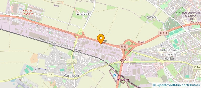 localisation de l'entreprise WEST IMMO  CARPIQUET