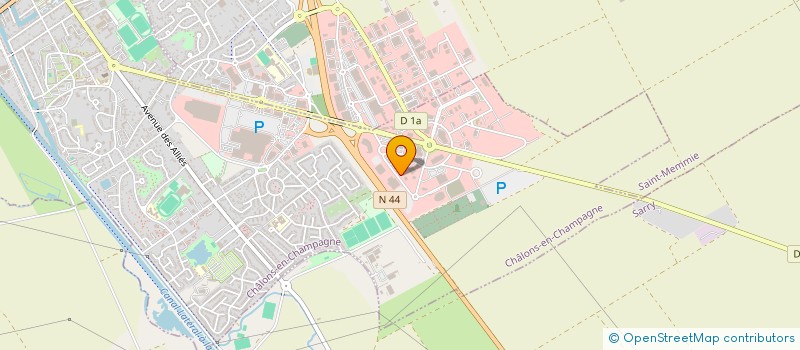 localisation de l'entreprise WEST INDIA &CO  CHALONS-EN-CHAMPAGNE