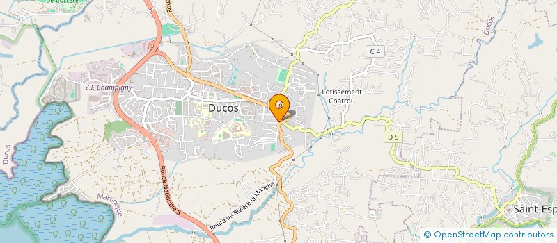 localisation de l'entreprise WEST INDIES CONCIERGERIE  DUCOS