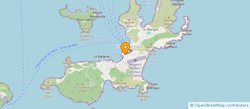 localisation de l'entreprise WEST INDIES DREAMS à TERRE-DE-HAUT