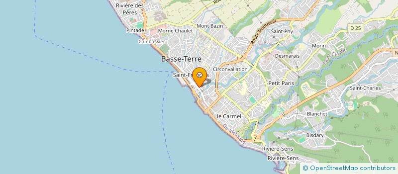 localisation de l'entreprise WEST INDIES EXPERTISE à BASSE-TERRE