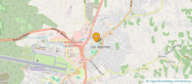 localisation de l'entreprise WEST INDIES LIVRES  LES ABYMES