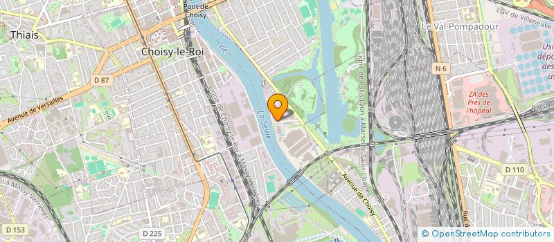 localisation de l'entreprise WEST INDIES MOTORCYCLE CLUB à CHOISY-LE-ROI