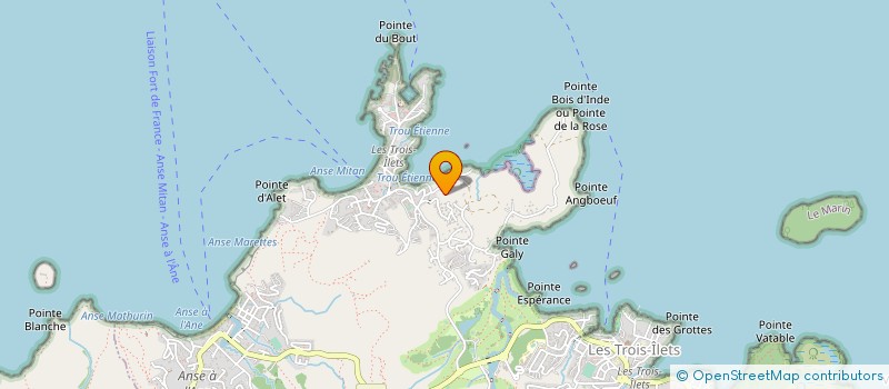 localisation de l'entreprise WEST INDIES PROMOTION IMMOBILIERE à LES TROIS-ILETS