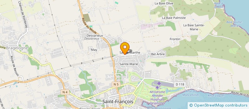 localisation de l'entreprise WEST INDIES RENOV'  SAINT-FRANCOIS