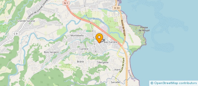 localisation de l'entreprise WEST-INDIES RENT  PETIT-BOURG