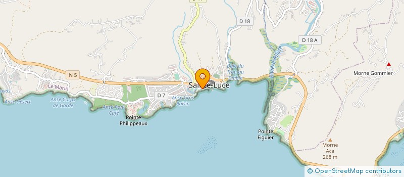 localisation de l'entreprise WEST INDIES RESTAURATION  SAINTE-LUCE