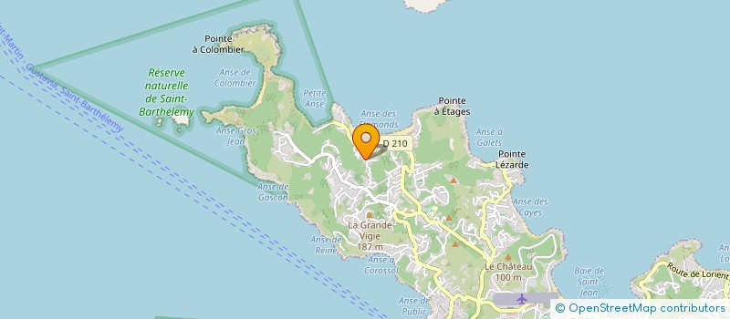 localisation de l'entreprise WEST INDIES SERVICES AND TRADE à SAINT BARTHELEMY
