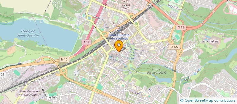 localisation de l'entreprise WEST INDIZ BATIMENT 78  MONTIGNY-LE-BRETONNEUX