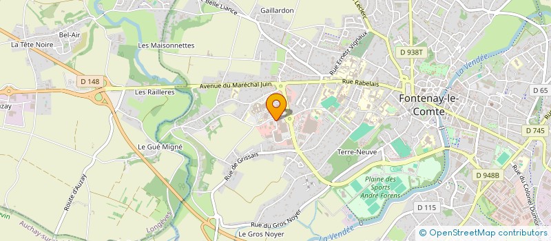 localisation de l'entreprise WEST INVEST  FONTENAY-LE-COMTE